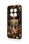 Redmi Note 15 Pro 5g Compatible Floral Skeleton Pattern Silicone Case - 4