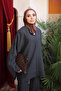 Anthracite V-Neck Tunic Pantsuit - 4