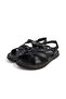 Women's Leather Sandals S2740-Lx - Black - 39 - 4