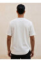 Men Regular Fit Crew Neck Short Sleeves Textured T-shirt - 4