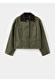 Corduroy collar jacket - 3