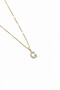 Xuping Gold Colorful, Zircon Stone g Letter Necklace - 45 cm (Anti-Allergic) - 2