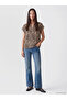 Brown Shirt Collar Leopard Print Blouse - 2