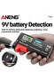 جهاز ANENG BT-168 PRO لفحص سعة البطاريات الرقمي، يعرض بطاريات AAA وAA والبطاريات الصغيرة، مناسب لبطاريات الليثيوم