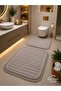 Plush Bath Mat Set of 2 Premium Non-Slip Base 110X70 & 70X55
