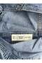 Mid-Wash Blue Acid Wash Denim Short Overalls - 8