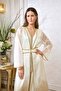 Off White, Gold Moroccan Kaftan – ELM M 665 - 2