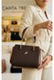 5-Compartment Original Gold Detailed Women's Hand and Shoulder Bag - 3