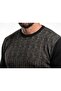 Men's Battal Zero Collar Tricot Sweater with Elastic Waist, Steel Knitting, Classic Fit - 3