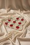 Cherry Motif Tied Bandana, Knitted Summer Hair Bandana for Beach Daily Use - 3