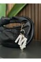 M Letter Bag Charm and Keychain