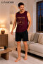 Men's Athlete Shorts Double Set 100% Cotton - 4