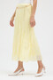 Crush Skirt with Wrinkle Effect and Elastic Waist - 5