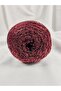İnci Cotton Burgundy Sim Hand Knitting Yarn (1 Piece) (Macrame Yarn) Color:414 - 3