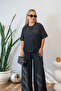 Black Double Bottom Top Set - 3