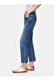 Fallon 300 Mid Waist Straight Leg Mid Indigo Jean Pants - 4