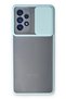 Aconcept Galaxy A33 5g Case Palm Frosted Camera Sliding Silicone (14102) - Turquoise