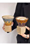 Cone Shaped Coffee Mug with Base - 2