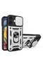 Aconcept iPhone 16 Case Pars Silicone with Lens Ring (84642) - Silver