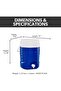 2-Gallon Sport Beverage Cooler, Majestic Blue, Model Number: 31377 - 2