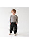Children's Wide-Let Baggy Black Pants