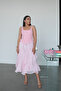 Candy Pink Layered Lace Detail Skirt - De261064 - 4