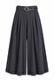 Woven Modal Belted Trousers