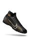 4985 Black Sock Football Field Shoes for Boys - 2