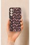 Samsung S25 Plus Compatible Mini Pink Floral Pattern Silicone Case
