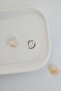 Steel Men's Hoop Earrings Silver Color Thin Minimal Unisex 1 Piece - 5
