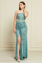 Luna Payetli Maxi Elbise - 3
