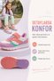 Girls' Velcro Lace Detailed Pastel Color Block Casual Sneaker Sports Shoes 31-35 - 6
