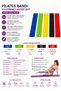 5-Piece Pilates Rubber Band Set Resistance Band Aerobic Fitness and Yoga Rubber Band - 4