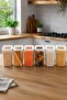 Set of 6 Vacuum Square Storage Containers 1200 ml Food Storage Container with Transparent Lid Vp-184 - 4