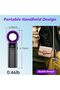 Handheld Portable Turbo Fan, Foldable Mini Desk Fan with Cooling Plate, USB Rechargeable Battery Personal Fan with LED Display for Indoor/Outdoor/Travel (Grey) - 4