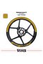 Honda Pcx Wheel Rim Strip – Half Rim Cover & Pcx Lettering Sticker Set