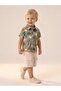 Baby Boy Safari Printed Shorts Set - 2