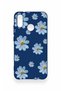 Huawei P20 Lite Compatible Blue Daisy Patterned Silicone Case - 3