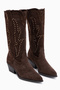 Neira Genuine Leather Brown Summer Western Women's Boots - 3