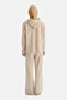Ecru Melange Basic Thick Rib Pants - 2