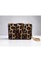 Women's Chain Strap Shoulder Bag with Gold Buckle, Daily Stylish Crossbody Bag - 3