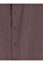 Özmarka New Season Plum Regular Fit Men's Shirt - 7