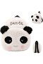 Mini Backpack Kids Cute School Shoulder Bag Toddler Plush Small Backpack Baby Schoolbag Preschool Bag Gift, Panda - 2