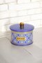 Nocolor-0E775984 Patterned Metal Storage Container, 14 Cm, Kitchen Organizer, 0.5 Lt
