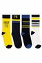 Licensed Fan Socks Unisex 4-Piece Adult Socks 1907 Socks Yellow Navy Blue Daily Socks Sports Socks Fb Gift Socks Canary Totem Socks Fb22729-730-731-732