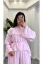 Voile Fabric Pants Suit - 7