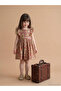 Original Ruffled Floral Patterned Girl's Dress