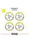 Yamaha Nmax Wheel Rim Strip – Half Rim Cover & Nmax Lettering Sticker Set - 2