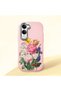 Vivo Y29S Compatible Case Camera Protector Pink Silicone Couple Phone Case with Floral Pattern