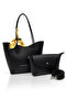2-Piece Women's Bag Set Shoulder Bag + Strap Bag